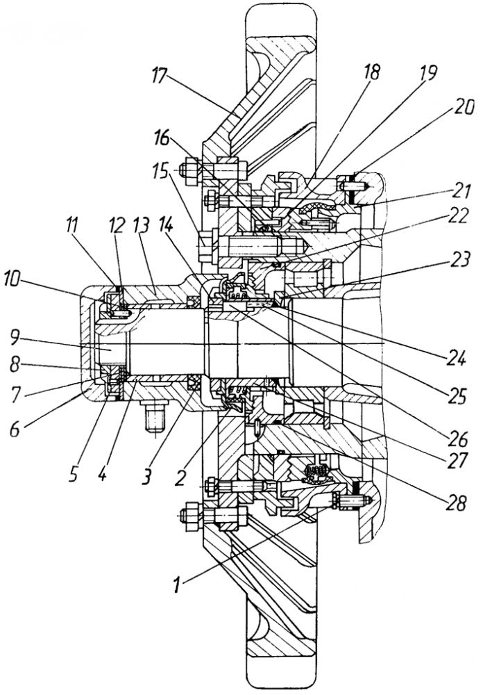 Ремонт ведущего колеса и лабиринтных уплотнений
