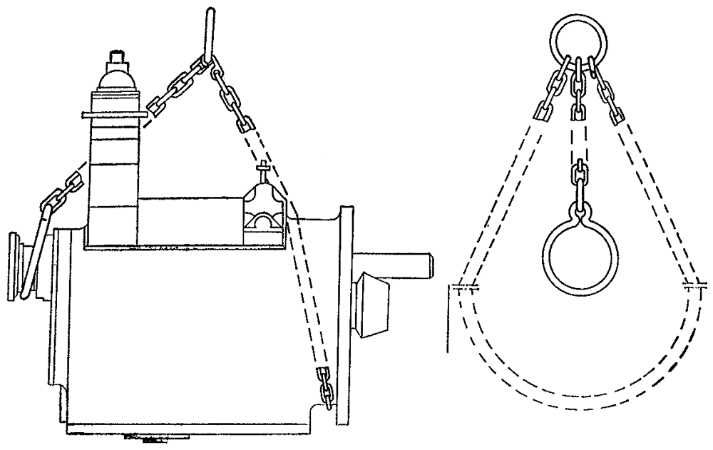 Схема строповки коробки передач Схема строповки коробки передач